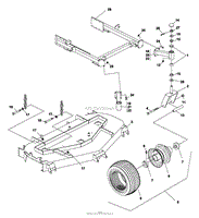 Cradle &amp; Caster Assembly