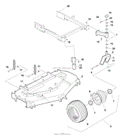 Cradle &amp; Caster Assembly