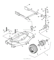 Cradle &amp; Caster Assembly