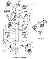 Lower Engine Deck Assy/Clutch