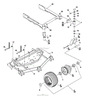 Cradle &amp; Caster Assembly