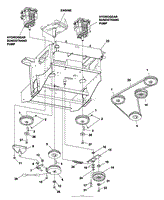 Lower Engine Deck Assy/Clutch