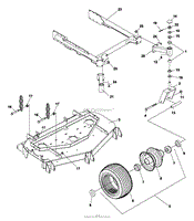 Cradle &amp; Caster Assembly