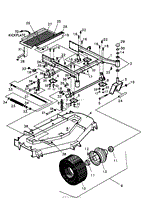 CRADLE &amp; CASTER ASSEMBLY