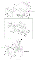 Hood Hinge And Air Cleaner Assembly