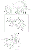 Hood Hinge And Air Cleaner Assembly