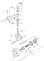 9&quot; Pneumatic Caster