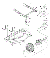 CRADLE &amp; CASTER ASSEMBLY