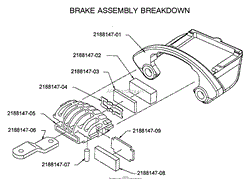 Brake Assembly (P/N 2188147 &amp; 2188148)