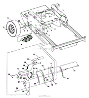 Deck Lift/Rear Wheel