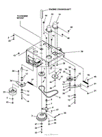 Lower Engine Deck Assy / Clutch