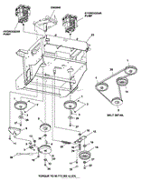 LOWER ENGINE DECK ASSY/CLUTCH