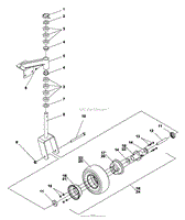 Caster Assy-Fixed Decks