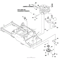 FRAME-ENGINE/CLUTCH ASSY