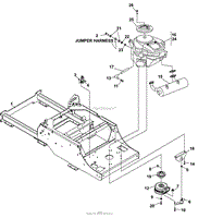 FRAME-ENGINE/CLUTCH ASSY