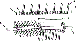 TURF RAKE BLADE ASSEMBLY