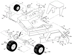 WHEEL DRIVE AND GUARD ASSEMBLY