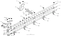 CUTTING BAR AND SIDE HANDLE ASSEMBLY