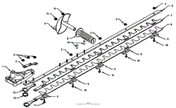 CUTTING BAR AND SIDE HANDLE ASSEMBLY