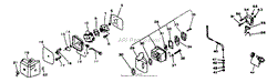 AIR CLEANER, MUFFLER, AND THROTTLE