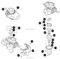 ENGINE COVER, FANCASE, STARTER, CLUTCH CASE &amp; CLUTCH