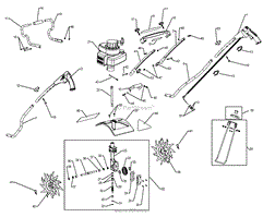 2-Cycle Tiller Assembly