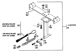 MOLE BLADE KIT ACCESSORY