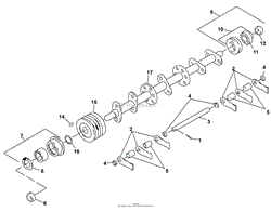 REEL FLAIL BLADES-1&quot; SPACING