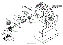 ENGINE AND DRIVE ASSEMBLY