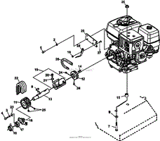 ENGINE AND DRIVE ASSEMBLY