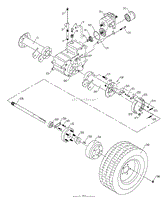 Drive Axle &amp; Wheels (SN 1001 - 1734)