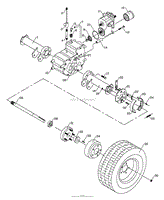 Drive Axle &amp; Wheels (SN 1735 - )