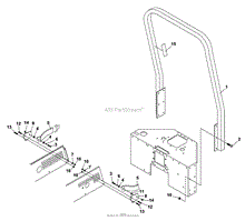 75-70730 ROPS BAR WITH SEAT BELT (RB230)