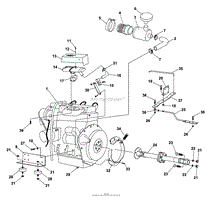 KUBOTA GAS ENGINE ASSEMBLY