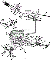 KUBOTA DIESEL ENGINE ASSEMBLY