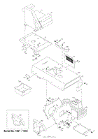 Rear Frame Parts SN 1001 - 1823