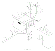 Rear Weight Bar WB115 (4 Weights)