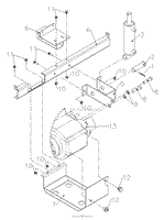 Rear Frame Section (Center Parts)