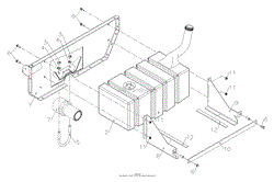 Rear Frame Section (Left Side Parts)