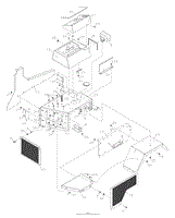 Turbo Engine Front Frame Section Right Side Parts