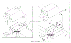 Rear Frame Parts (Continued)