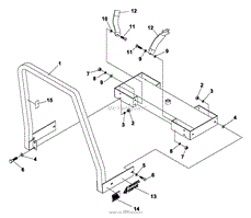 ROPS Bar With Seat Belt 75-70720