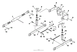 3-PT Hitch Attachment Parts 73-70412