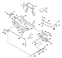 PTO Linkage And Frame-Kubota