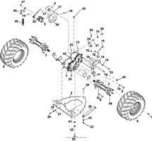 FRONT AXLE &amp; WHEELS