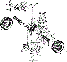 FRONT AXLE &amp; WHEELS