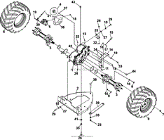 FRONT AXLE &amp; WHEELS