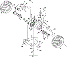 FRONT AXLE &amp; WHEELS