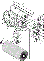 BRUSH MAIN FRAME PARTS