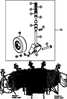 DECK 1 WHEEL YOKE ASSY